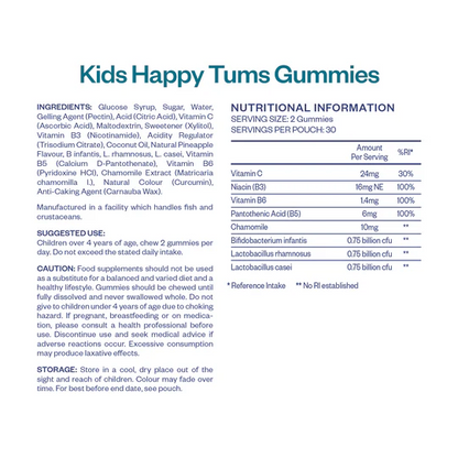 DIRAST ®Kids Happy Tums Gummies™